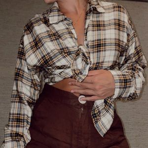 Forever 21 Flannel - Fall color aesthetic